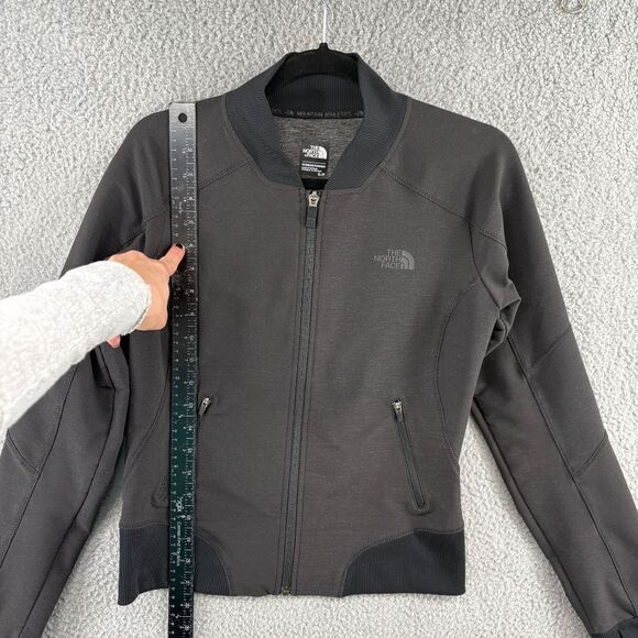 North face women's track jacket size small black gray - Picture 7 of 14